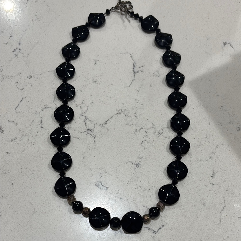 Handmade Black Onyx necklace